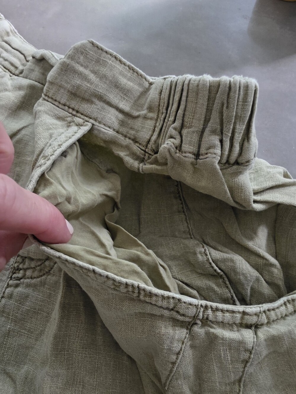 Free People High Road Solid Pull-On Barrel Pants New Without Tags - Picture 6 of 8
